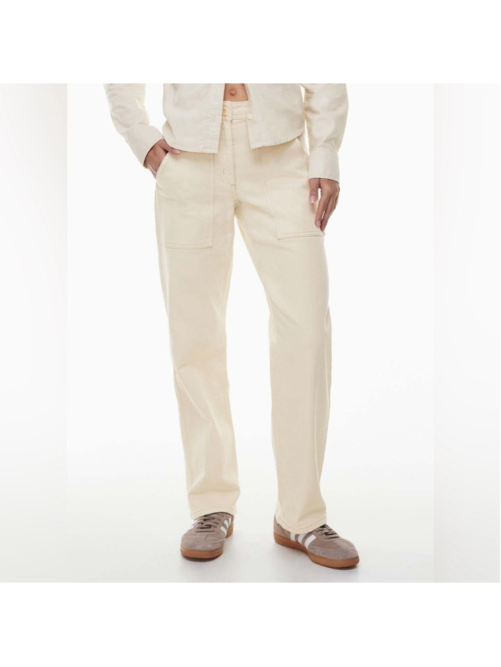 Aritzia Wilfred Free Modern Utility Pants / GD Birch